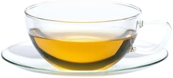 Trendglas Jena OPUS Teetasse 0,2l mit Glasunterteller – Elegantes Glas-Design für Teeliebhaber